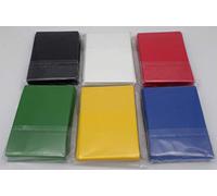 docsmagic.de 6 x 60 Mat Card Sleeves Small Size 62 x 89 - Black Blue Green Red White Yellow - YGO CFV - Mini Bustine