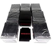 docsmagic.de 8 x Deck Box Full Black + Card Divider - Porta Mazzo Nero - PKM YGO MTG