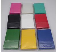 docsmagic.de 9 x 60 Mat Card Sleeves Small Size 62 x 89 - Black Blue Green Red White Yellow Pink Mint Clear- YGO CFV - Mini Bustine