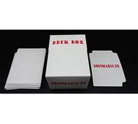 docsmagic.de Deck Box + 60 Mat White Sleeves Small Size - Mini Porta Mazzo & Bustine Bianco - YGO