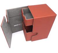 docsmagic.de Premium Magnetic Tray Box (100) Copper + Deck Divider - MTG - PKM - YGO - Porta Mazzo Rame