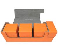 docsmagic.de Premium Magnetic Tray Long Box Orange Medium + 3 Flip Boxes - Orange