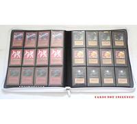 docsmagic.de Premium PRO-Player 12-Pocket Playset Zip-Album White - 480 Card Binder - MTG - PKM - YGO - Cerniera Bianco