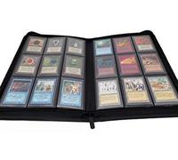 docsmagic.de Premium PRO-Player 9-Pocket Zip-Album Black - 360 Card Binder - MTG - PKM - YGO - Cerniera Nero