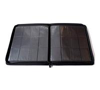 docsmagic.de PRO-Player 12-Pocket Playset Zip-Album Black - 480 Card Binder - MTG - PKM - YGO - Cerniera Nero
