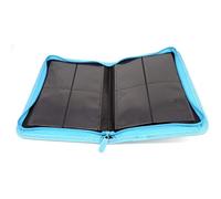docsmagic.de PRO-Player 4-Pocket Zip-Album Light Blue - 160 Card Binder - MTG - PKM - YGO - Cerniera Blu Chiaro