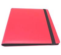 docsmagic.de PRO-Player Premium 12/24-Pocket Playset Album Red - 480 Card Binder - MTG - PKM - YGO - Raccoglitore per Carte da Gioco collezionabili Rosso