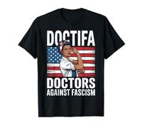 Doctifa Donne Nere Medici Contro Il Fascismo Resistono A Nessun Re Maglietta
