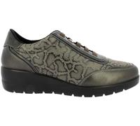 Doctor CUTILLAS - Scarpa sportiva da donna con coulisse elastica, mocassino, soletta estraibile, Animal Print, Serpente per: donna, Muschio, 39 EU