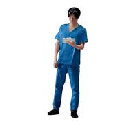 Doctor Figurine Miniatura Modello Personaggi Persone Figure Resina Dettagli Realistici Adatto per Diorama Layout Progetto Architettonico Miniatura, Maschio Blu