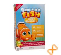 DOCTOR FISH Omega 3 Vitamine D E 30 Commestibile Masticabile Pillole Bambini