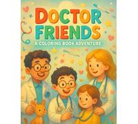Doctor Friends: A Coloring Book Adventure: Kid Doctors Coloring Book