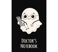 Doctor Graph Paper Notebook - Cute Ghost Doctor Journal 6x9, 150 Grid Pages, Kawaii Medical Notebook for Notes, Study, and Work: Kawaii Ghost - ... Gift for Notes, Study, and Daily Writing