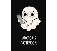 Doctor Graph Paper Notebook - Cute Ghost Doctor Journal 6x9, 150 Grid Pages, Kawaii Medical Notebook for Notes, Study, and Work: Kawaii Ghost - ... Gift for Notes, Study, and Daily Writing