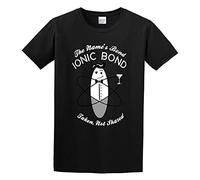 Doctor Li Bond Ionic Bond Funny Physics Science Joke Spy Parody Graphic Tee Unisex 100% Cotton Short-Sleeve T-Shirts Black XXXL