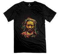 Doctor Li Burning Spear Unisex 100% Cotton Short-Sleeve T-Shirts Black XL