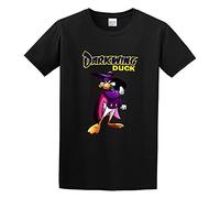 Doctor Li Darkwing Duck Unisex 100% Cotton Short-Sleeve T-Shirts Black S