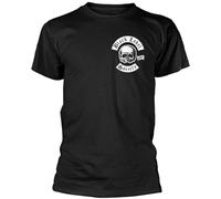 Doctor Li Label Society Skull Pocket Logo Men's Graphic T Shirt Unisex 100% Cotton Short-Sleeve T-Shirts Black M