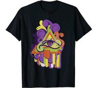 Doctor Li Psychedelic Eyeball T-Shirt - Psychedelic Crew Neck Unisex Short Sleeve T-Shirt XXXL