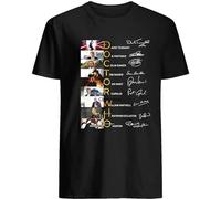 Doctor Movie Who Images Cast all Signature Gift Fan David Colin Peter Gifts Funny Men's T-Shirt Unisex Tee S Black M