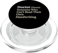 Doctor Noun Qualcuno che non sa leggere la propria calligrafia PopSockets PopGrip per MagSafe
