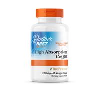 Doctor s Best High Absorption CoQ10 con BioPerine 200mg 60 Capsule vegane