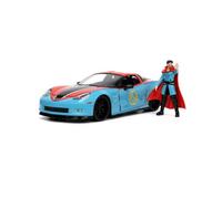 Doctor Strange e Chevrolet Corvette Z06 del 2006 in scala 1:24 Figura di alta qu