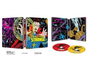 Doctor Strange Steelbook, 4K Ultra HD + Blu-ray + codice digitale, Walmart Exclusive Limited Edition, collezione Mondo Art