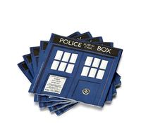 Doctor Who 6,5" TARDIS Carta Pannolini, Set Di 20
