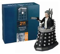 DOCTOR WHO Eaglemoss Il dottore nella sedia di Davros in scala 1:21 dipinta a mano da collezionista in scatola statuetta #211