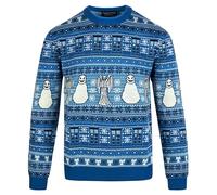 Doctor Who Maglione Natale S - Tardis, Angeli Piangenti e Pupazzi di Neve - Regalo Uomo e Donna - Maglione Dr Who Ufficiale BBC