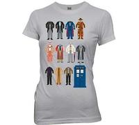 Doctor Who Set Alien Traveller Scienza Fiction Adolescenti Maglietta S-XL