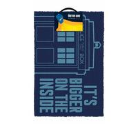 Doctor Who Tardis Più Su Interno Tappetino Ufficiale Zerbino 60 X 40 CM Coir PVC