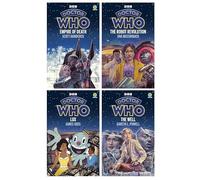 Doctor Who Target Novels Collection 4 Books Set (Empire of Death, The Robot Revolution, Lux & The Well)