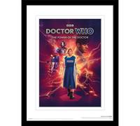 DOCTOR WHO: THE POWER OF THE DOCTOR COLLECTOR PRINT (FRAMED DIGITAL... NUOVO