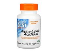Doctor's Best acido alfa-lipoico, 600 mg, 60 capsule vegetali