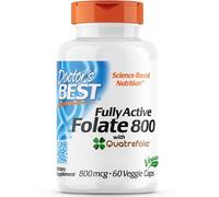 Doctor's Best Acido folico Quatrefolic 800 mcg, 60 capsule