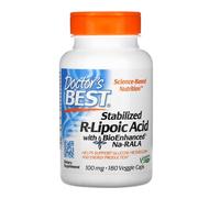 Doctor's Best acido R-lipoico stabilizzato BioEnhanced Na-RALA 100mg 180 vege...