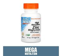 Doctor's Best Alto Assorbimento Zinco Bisglicinato 50mg 90 Capsule Veg Immunità