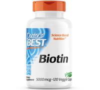 Doctor's Best, biotina, 5000 mcg, 120 veg. Capsule - spedizione lampo