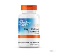 Doctor's Best, bromelina ad alta potenza 3000 GDU, 500 mg, 90 veg. Capsule