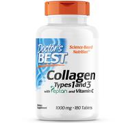 Doctor's Best, Collagen Types 1 and 3, 1000mg, 180 compresse - spedizione lampo