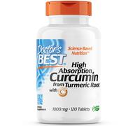 Doctor's Best, curcumina ad alto assorbimento, 1000 mg, 120 veg. Compresse