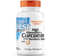 Doctor's Best, curcumina ad alto assorbimento, 500 mg, 120 capsule - spedizio...