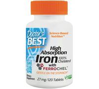 Doctor's Best High Absorption Iron 27 mg (120 Compressa)