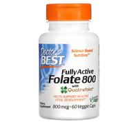 Doctor's Best Folato completamente attivo 800 mcg - 60 capsule vegetali