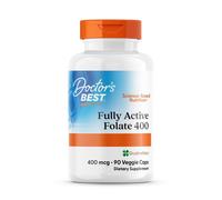 Doctor's Best Fully Active Folate 400 + Quatrefolic 400 mcg (90 Veggie Capsule)
