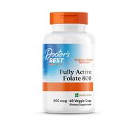 Doctor's Best, folato completamente attivo con quatrefolico, 800 mcg, 60 veg....