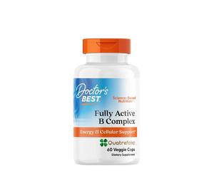 Doctors Best - Fully Active B-Complex with Quatrefolic - 60 vcaps
