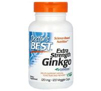 Doctor's Best Ginkgo extra forte, 120 mg, 120 capsule alle erbe